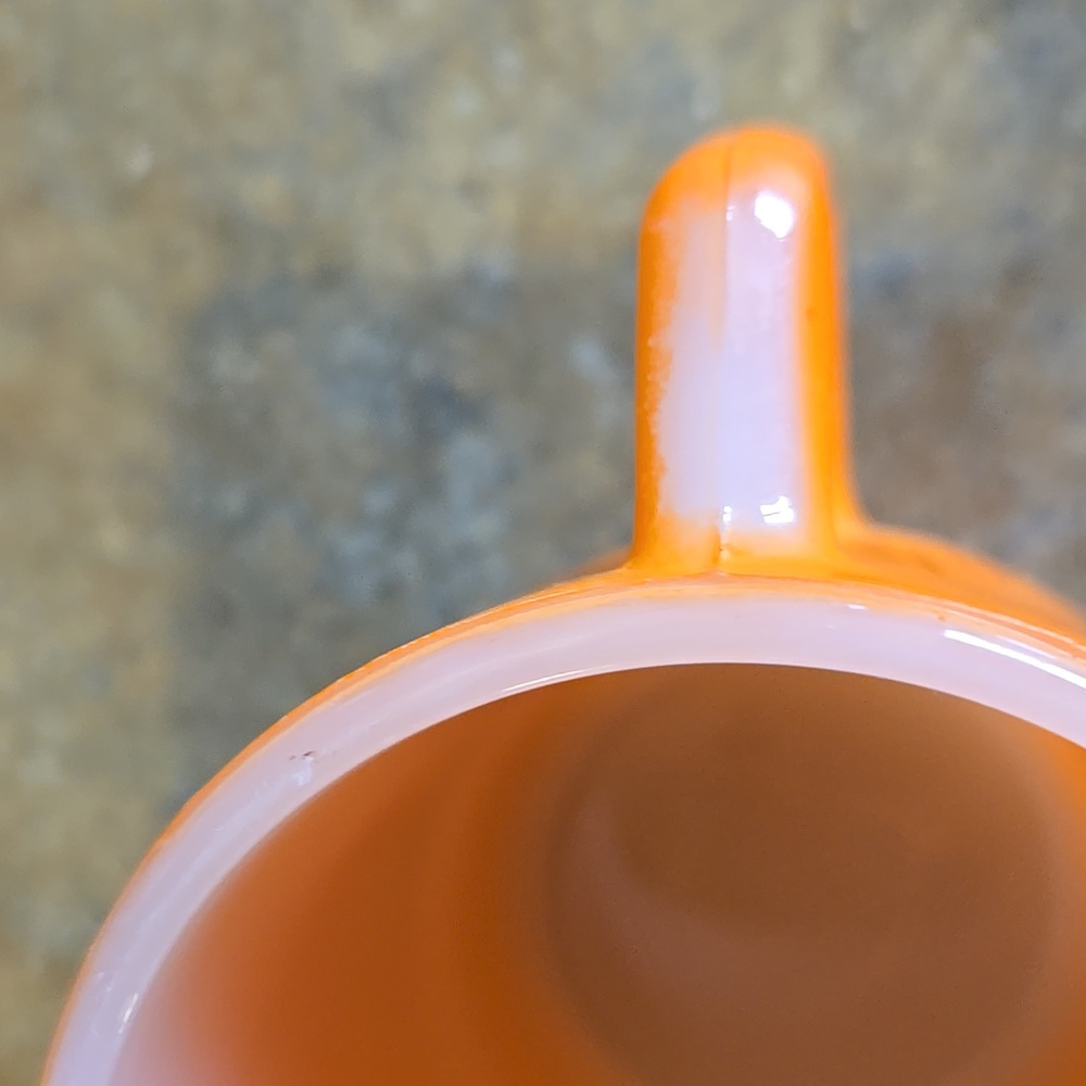 Vintage Anchor Hocking Orange Mug - Picture 6 of 9